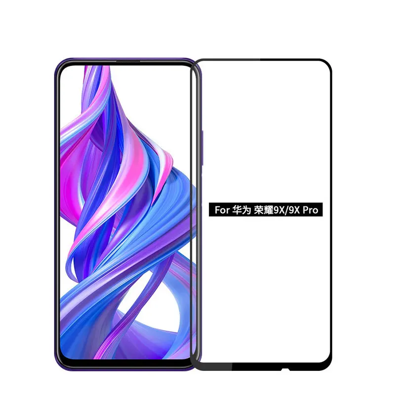 For Huawei Y9s STK-L21 STK-LX3 Full Glue Cover Tempered Glass Screen Protector for Honor 9X STK-LX1 Premium Pro film | Мобильные