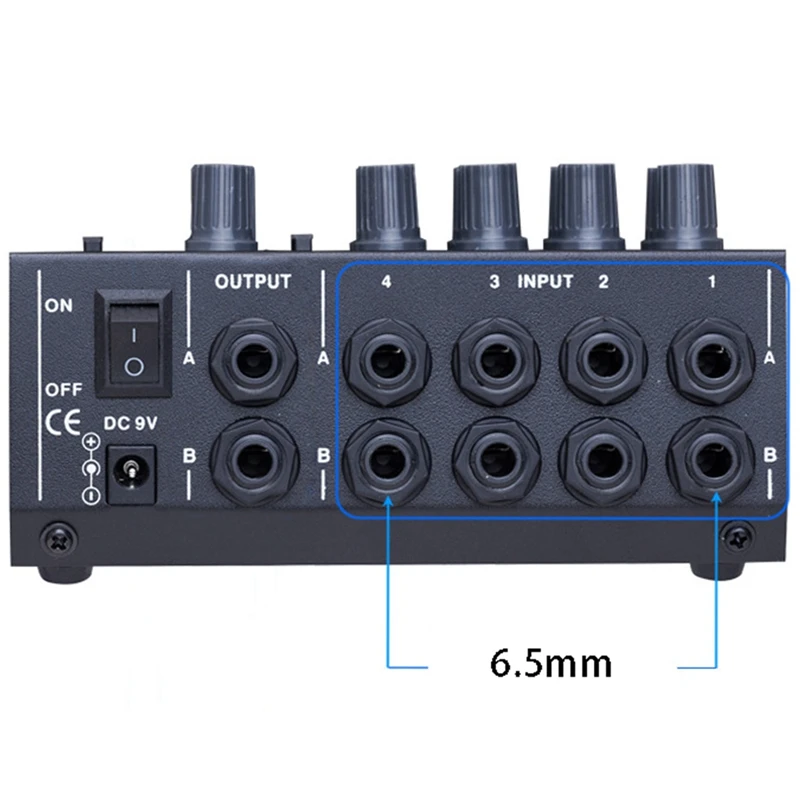 RISE-Mixing Console 8 Channel Panel Karaoke Microphone Sound Mixer Digital Adjusting Stereo Us Plug