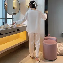 2021 Women's Simply Winter Season  Sweet Design Cross Letter Sleepwear Like Home Clothes  Also Wear In Outdoor Free Delivery