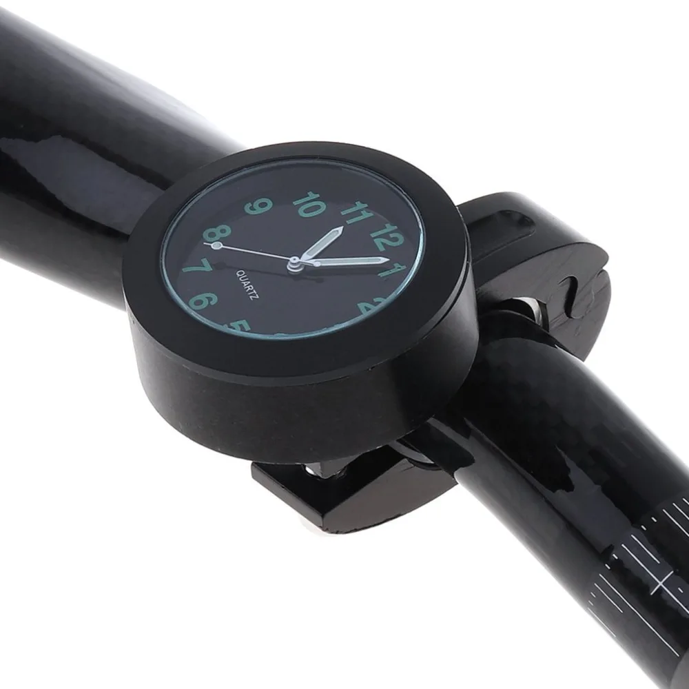 

Universal Waterproof Bike Watch Grow In Dark Clock Motorcycle Alluminum Alloy Dial Mini for Mounting Bicycle Handlebar Bike Part