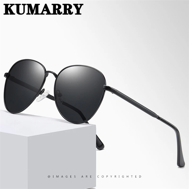 KUMARRY Vintage Pilot Polarized Sunglasses Men/Women High Quality Brand Designer Sun Glasses Driving lentes/gafas de sol hombre |