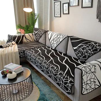 

Geometric Elastic Sofa Cover for Living Room Modern Sectional Corner Sofa Slipcover Couch Cover Chair Protector 1/2/3/4 Seater