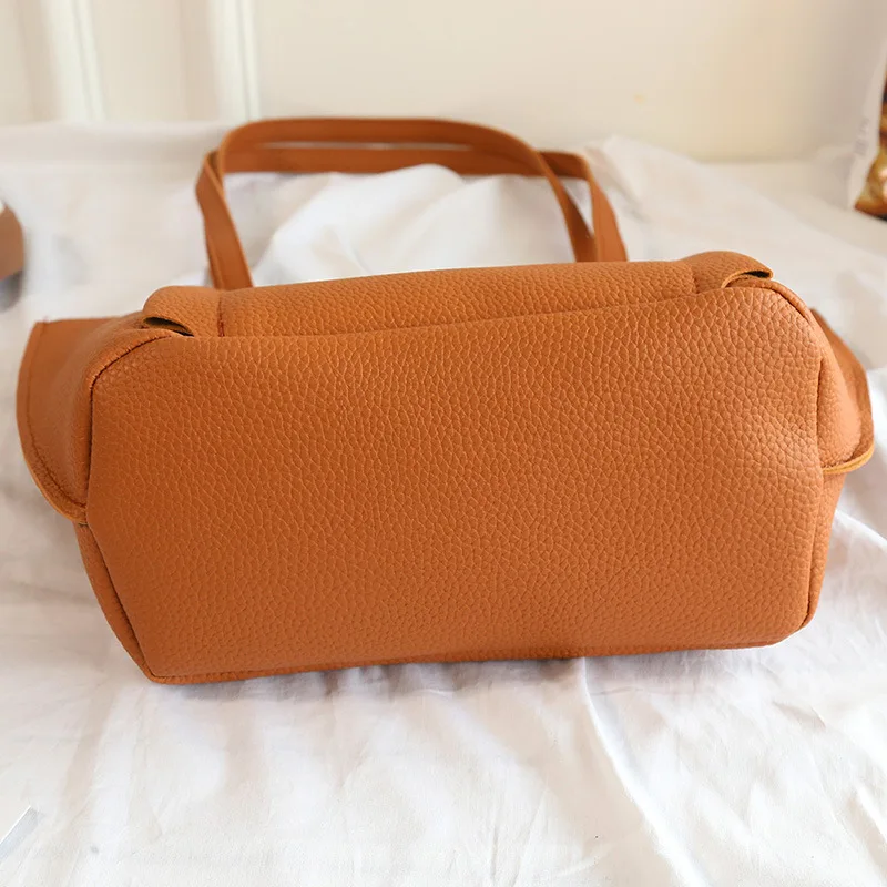 

Women Bags2019 New Style Different Size Bags Four-piece Set-Style Simple Embossed Leather Versatile Shoulder Bag