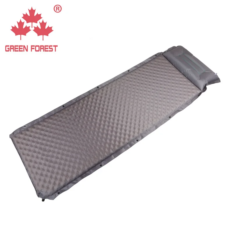

Hot Sales Outdoor Camping Sponge Ridge Design Automatic Inflatable Pad Thick 25 Mm Orange Green Bright Blue Moisture Proof Pad M