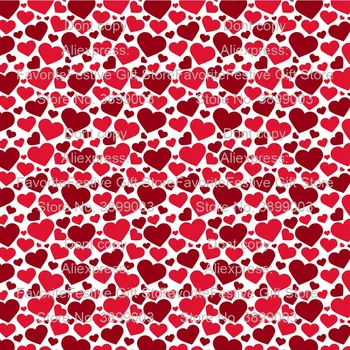 

Heart Love Valentine's Day Polyester Cotton Fabric kids dress birthday party clothes Tissue Kid Home Textile Sewing Tilda Doll