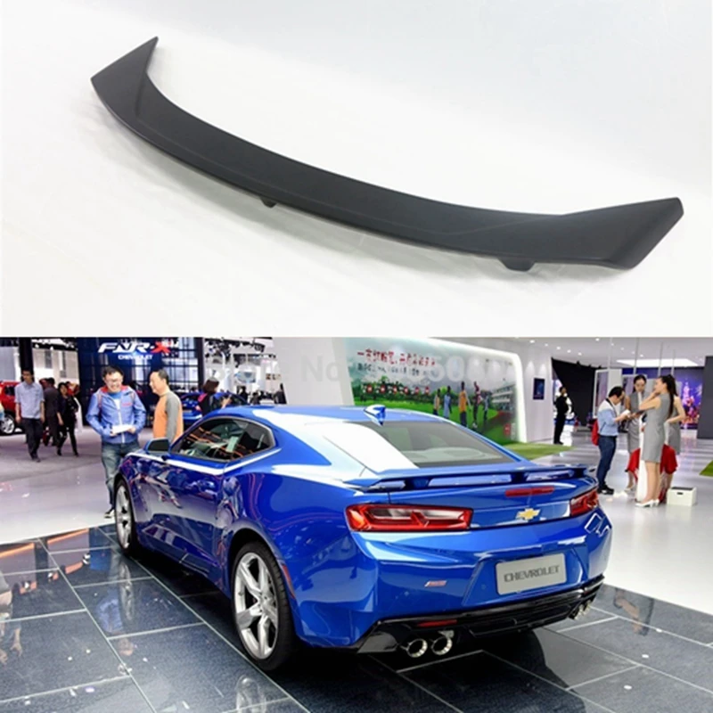 Автомобильные аксессуары ABS пластиковый Неокрашенный цвет задний багажник крыло губы крыша автомобильный спойлер часть для Chevrolet Camaro