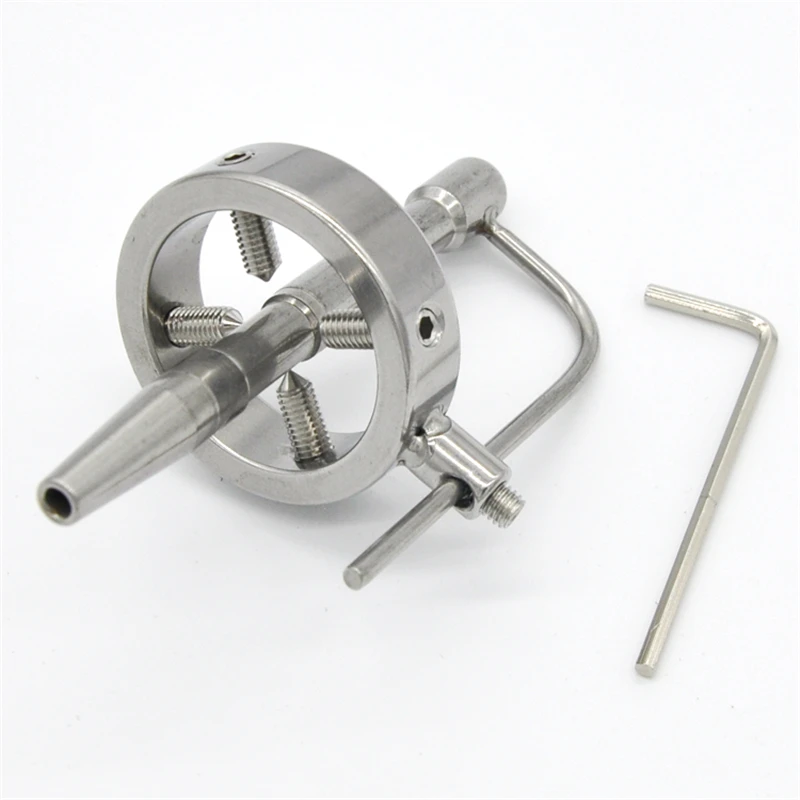 Stainless Steel Catheters Sounds Urethral Sound With 4 Teeth Penis Ring Chastity Medical Catheter BDSM Sex Toys For Men | Красота и