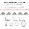 12pcs/pack 925 sterling silver Tiny 1.2mm nose studs pin piercing Ball Shape Nose ring piercing jewelry 6