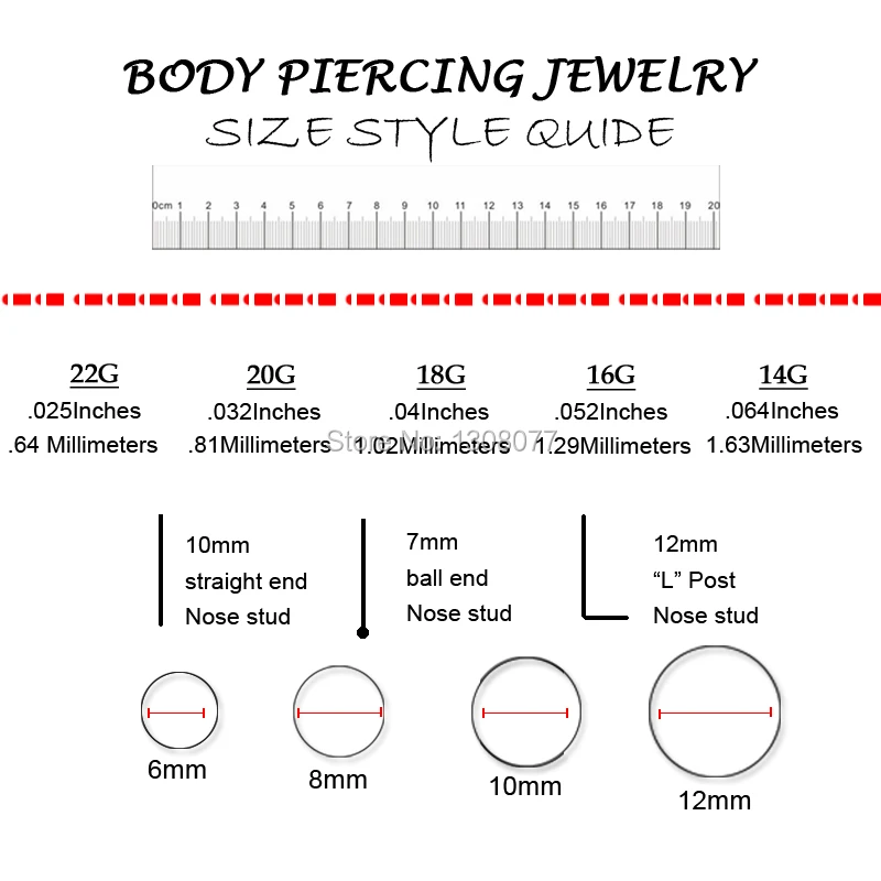 925 Sterling Sliver Nose stud fashion Christmas gift for women crystal nariz piercing jewelry 20pcs/pack 5