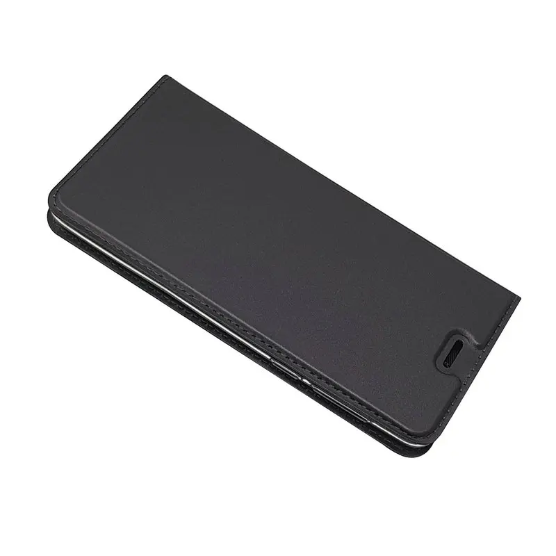 Black Роскошный чехол-книжка для sony Xperia XA2 Plus, 10 Plus, XZ3, XA2, XZ, XZ2, XA1, ультра Автоматический магнитный Привлекательный Кожаный чехол-книжка - Цвет: Black