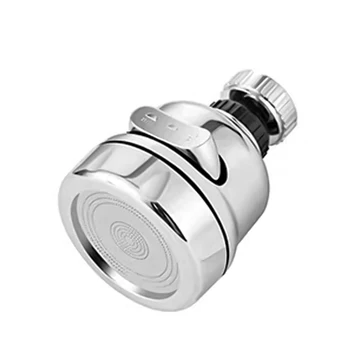 

Kitchen Faucet Sprayer Head Anti-Splash Sink Faucet Aerator 360° Rotatable 3 Modes Adjustment Moveable Faucet Accessories