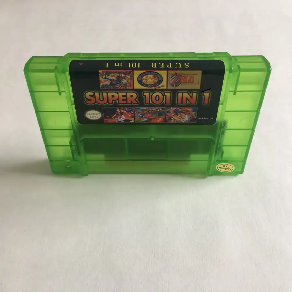 Super 118 in 1 Game Cartridge for SNES 16 Bit Multicart PAL EU Version