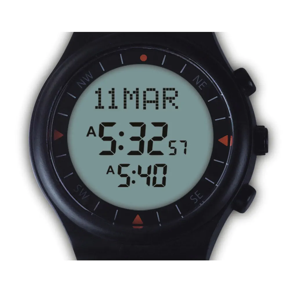 Часы azan 6506 исламские часы Кибла с молитвенным компасом мусульманские часы лучшие подарки для мусульман черный цвет 1 шт