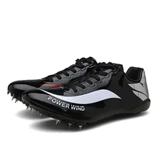 Мужская спортивная обувь с шипами; Мужская и Женская Студенческая тренировочный Спортивный обувь; Беговая беговая дорожка; прыгающая Мужская обувь Кроссовки унисекс; 44