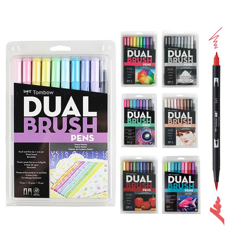 tombow dual brush pen pastel
