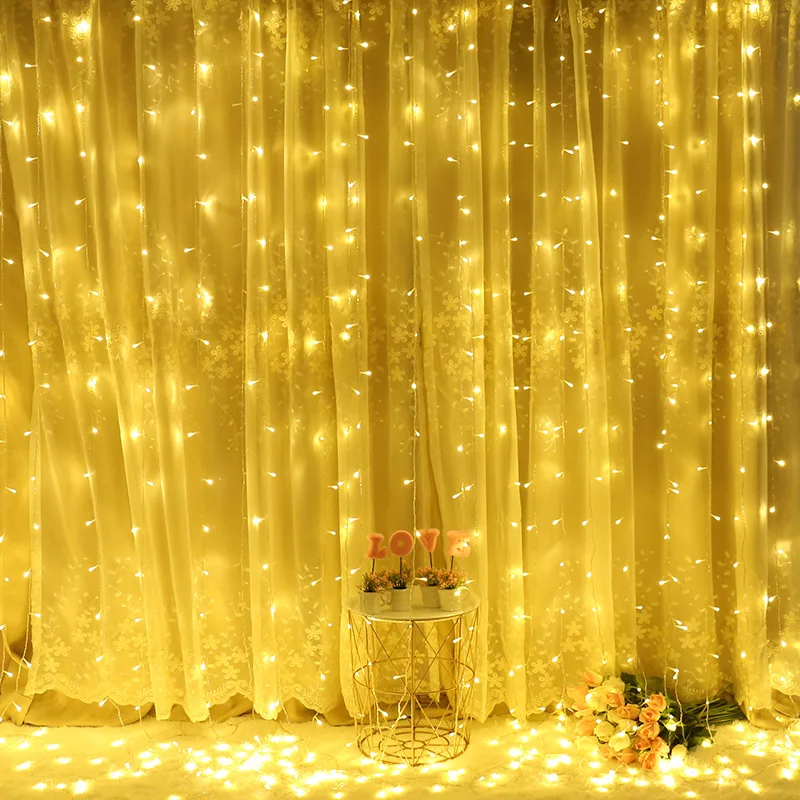 Рождественские украшения для дома 3x1/3x2/3 м x 3 м 300LED строка светильник год гирлянда с утолщённой меховой опушкой, декоративные el женщины в китайском стиле Noel натальные