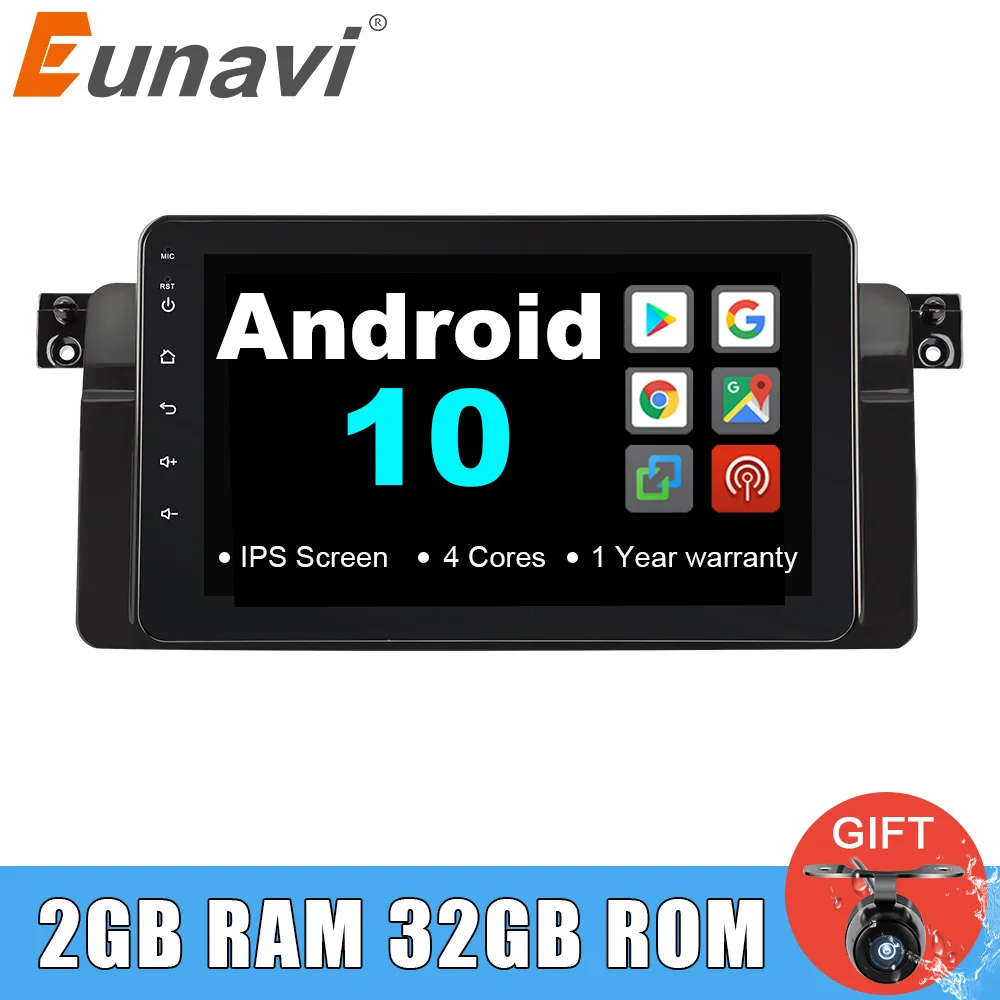 Eunavi Android 10 Auto multimedia Radio Player für BMW E46 M3 318i 320i 325i Navigation GPS 1 din autoradio Stereo RDS IPS KEINE DVD Eunavi Android 10 Auto multimedia Radio Player für BMW E46 M3 318i 320i 325i Navigation GPS 1 din autoradio Stereo RDS IPS KEINE DVD