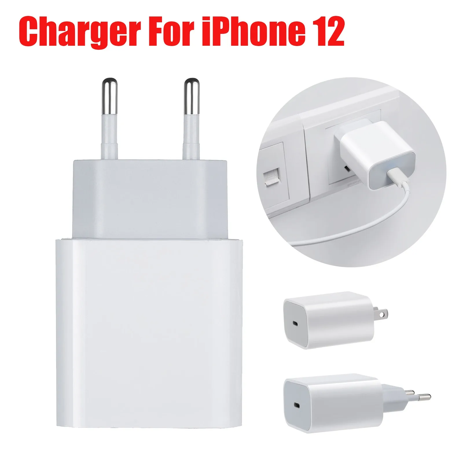 20 w carregador de carga rápida 18w carregador USB-C adaptador de energia carregador rápido para iphone 12 qualcomm carga rápida 3.0 carregador de viagem