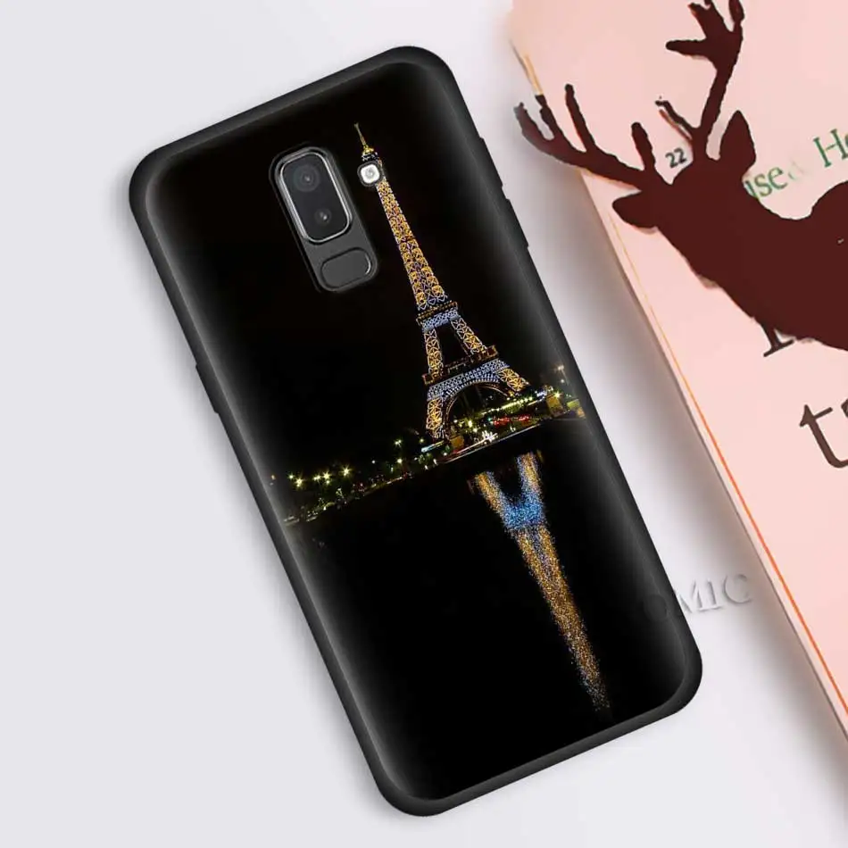 Париж Эйфелева башня Франция чехол для samsung Galaxy J8 J6 J4 A6 A7 A8 A9 плюс M10 M20 M30 S M40 силиконовый чехол для телефона с изображением на задней панели Чехол