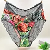 Women's Briefs Sexy Lingerie Fashion Beautiful Lace Flower hollow Plus Size 6XL Big size underwear women panties ► Photo 3/6