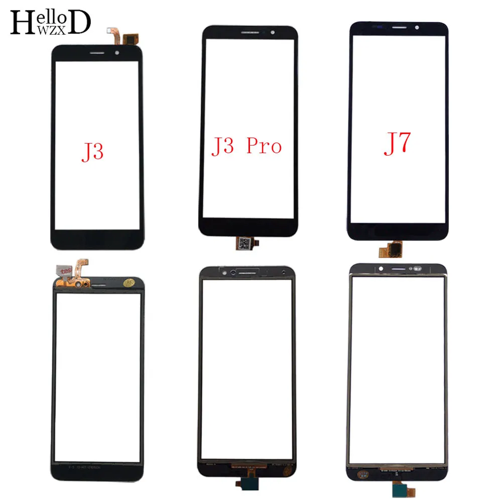 Мобильный сенсорный экран панель для Cubot J3 J3 Pro J7 дигитайзер панель сенсорный экран Переднее стекло сенсорный экран Объектив сенсор 3 м клей салфетки