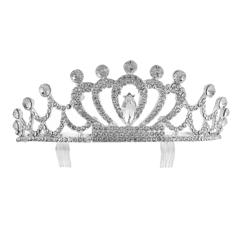 Linglewei новая корона с гребнем сплав ювелирные изделия с бриллиантами свадебная корона