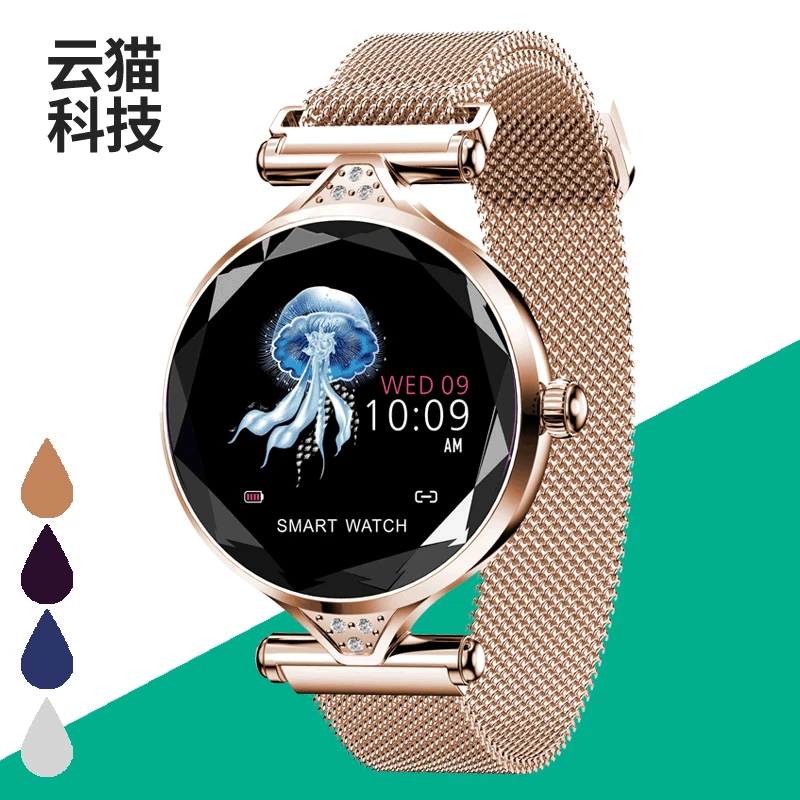

Foreign Trade New Style H1 Women's Smart Color Screen Bracelet Sports Heart Rate Pedometer Watch Fashion Female Smart Bracelet
