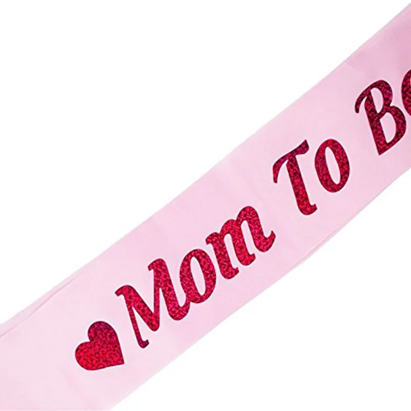 Mum To Be Sash Baby Shower Sash Party Decorations Best Gifts Idea Pink NEW 