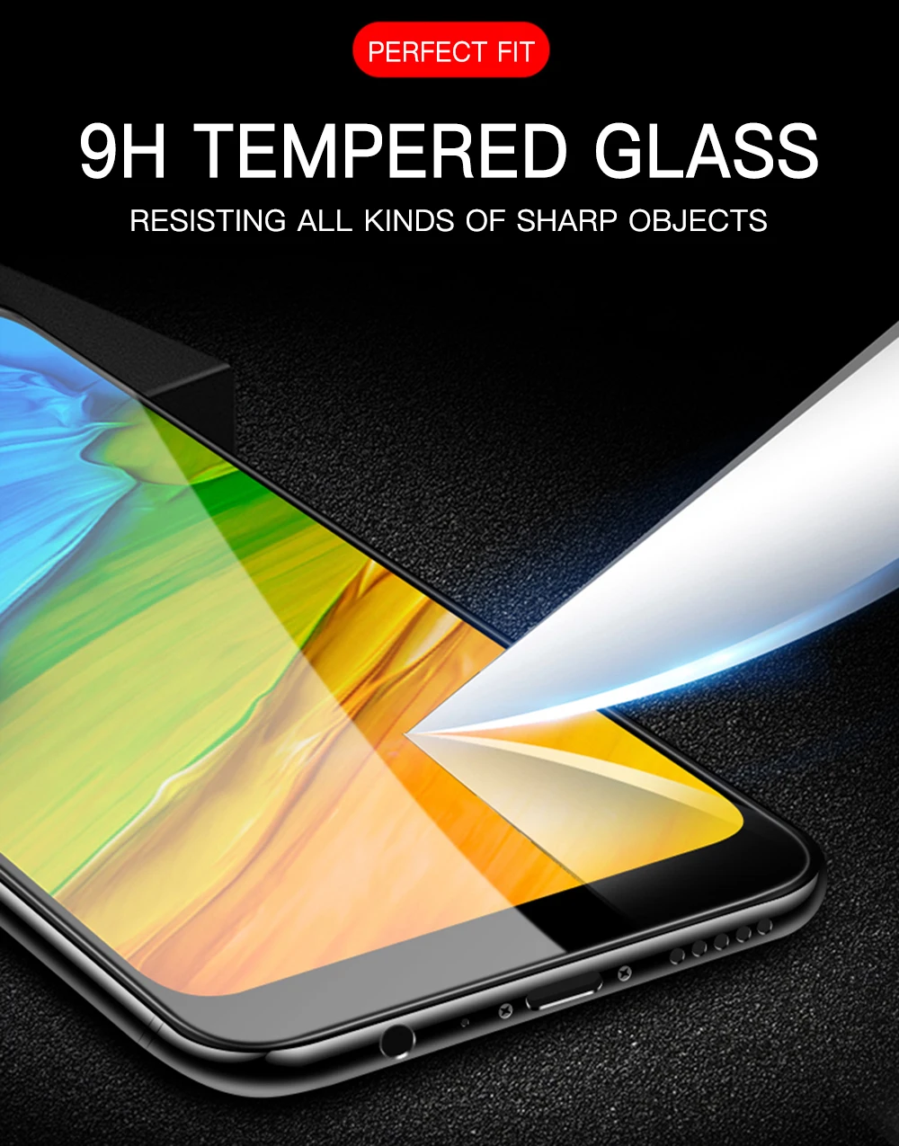 Закаленное стекло 9D 9H для iPhone 7 8 6 S Plus XS Max XR защитная пленка экрана с полным
