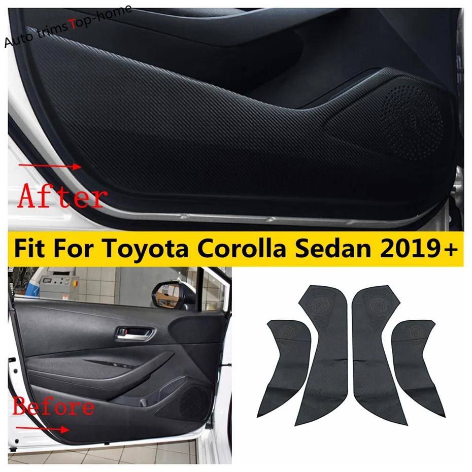 

Fit For Toyota Corolla Sedan 2019 - 2024 Film Inner Door Anti-Kick Pad Cover Trim Protecor Car Accessories