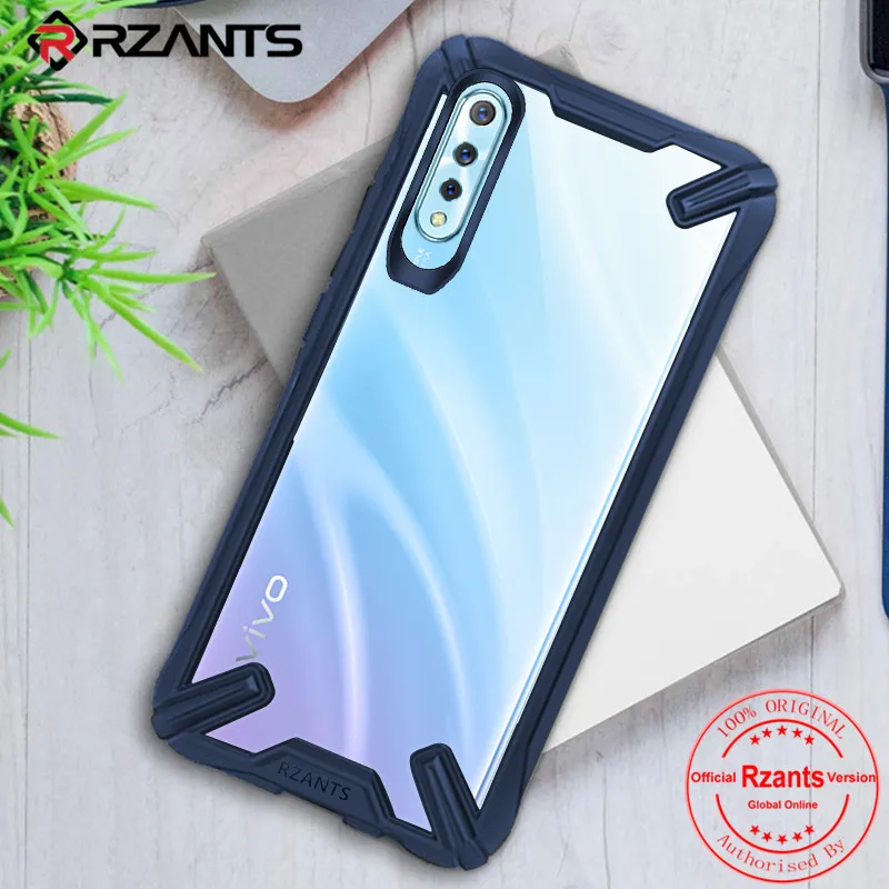 Military airbag Anti-fall shell Case For Vivo S1  IQOO Neo  Y7S Transparent Acrylic PC +TPU Shockproof Armor Back cover Case (12)