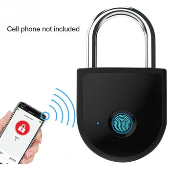 

Home Smart Rechargeable Quick Unlock Padlock Door Lock Indoor Fingerprint Password Lock Zinc Alloy Keyless Security Locks