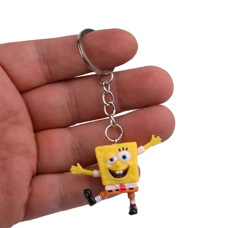 LXJERY 5 стилей мультфильм Spongebob герои брелок для женщин прекрасная цепочка для ключа сумка подвеска брелок для женщин дети девочки игрушка подарок