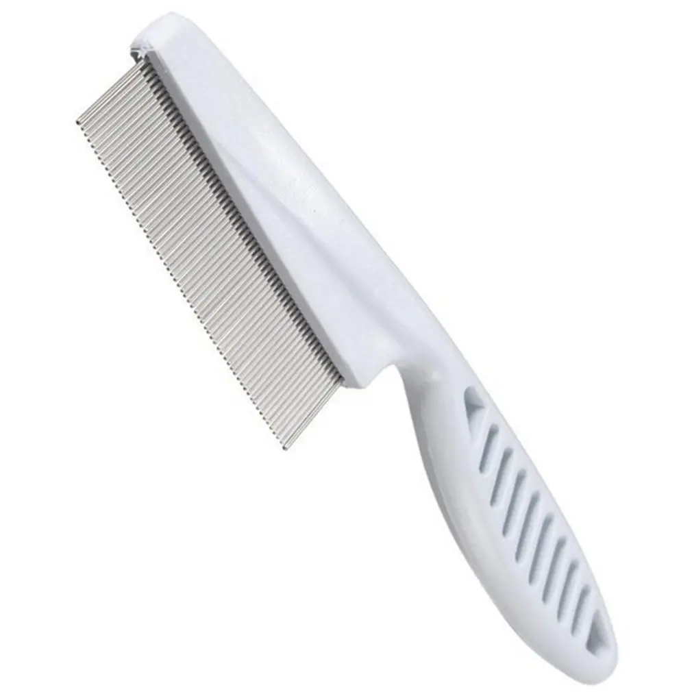 High Comfort Head Lice Comb Metal Nit Head Hair Lice Comb Fine Toothed Flea Flee with Handle For Kids Pet Tool