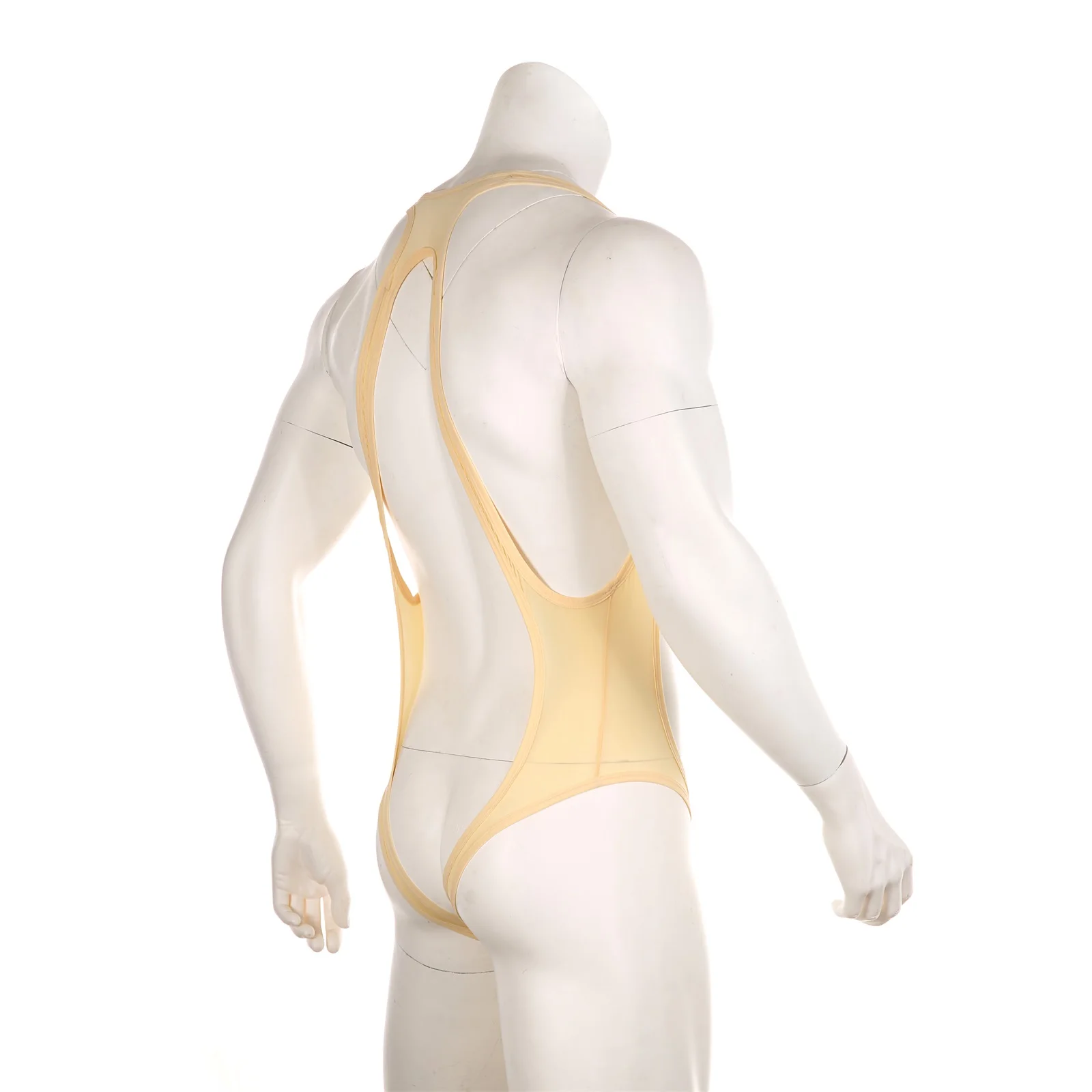 Sexy Men Open Butt Bodysuit Lingerie Mankini Leotard Sexy Jumpsuit Wrestling Strap Costume Gay Shaper Erotic body shaper muscle shaper
