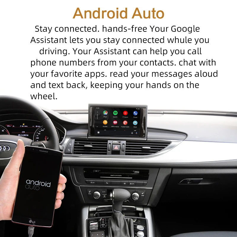 Aftermarket OEM беспроводной Apple CarPlay для Audi A1 A3 A4 A5 A6 A7 A8 Q2 Q3 Q5 Q7 MMI автомобиль играть Android авто зеркало обратная камера