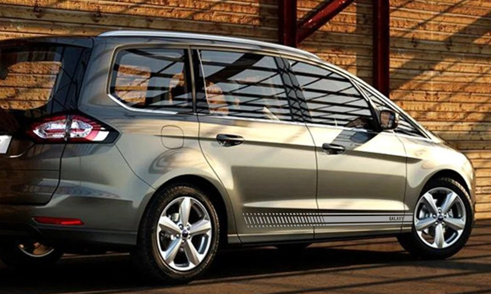 2 шт. автомобильные длинные боковые полосы наклейки для Ford Galaxy Автомобильная виниловая пленка Стайлинг украшения наклейки автомобильные принадлежности для тюнинга