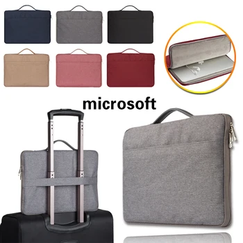 

Solid Color Laptop Bag Suitable for Microsoft Surface Go/2/3/Pro 2 3 4 6/RT 10.6"/Book 2 Notebook Business Unisex Handbag