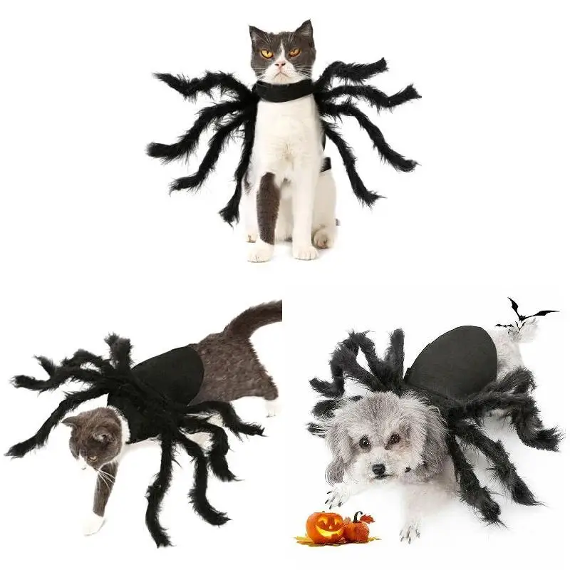 Хэллоуин паук костюм для домашних животных крутая одежда для косплея для собаки щенка забавные вечерние товары для домашних животных HVR88