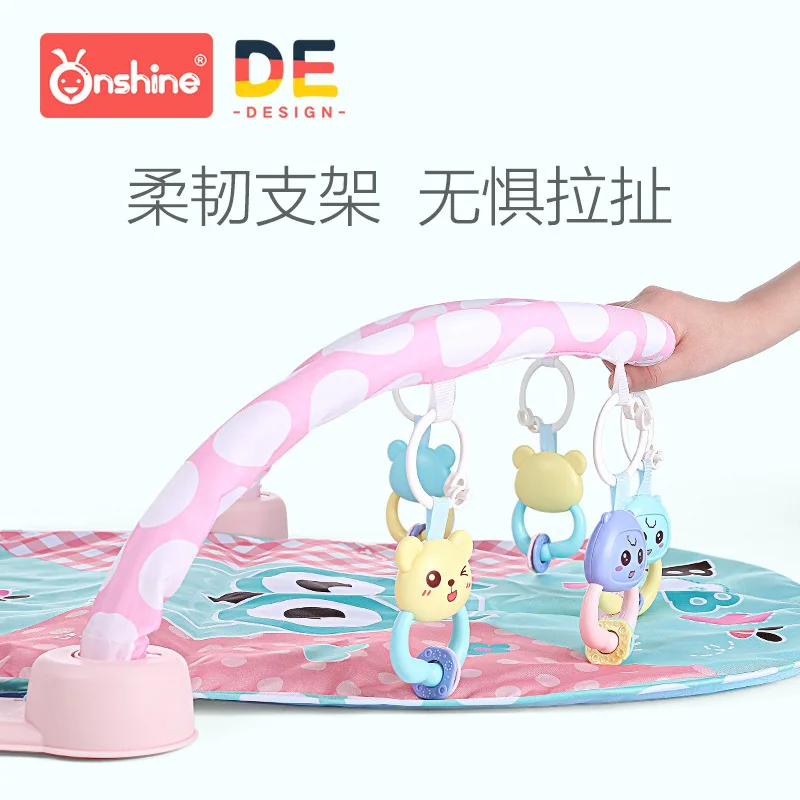 

Onshine Infant Fitness Frame Maker Game Mat Multi-functional K Song GIRL'S And BOY'S Baby Pedal Piano CHILDREN'S Toy