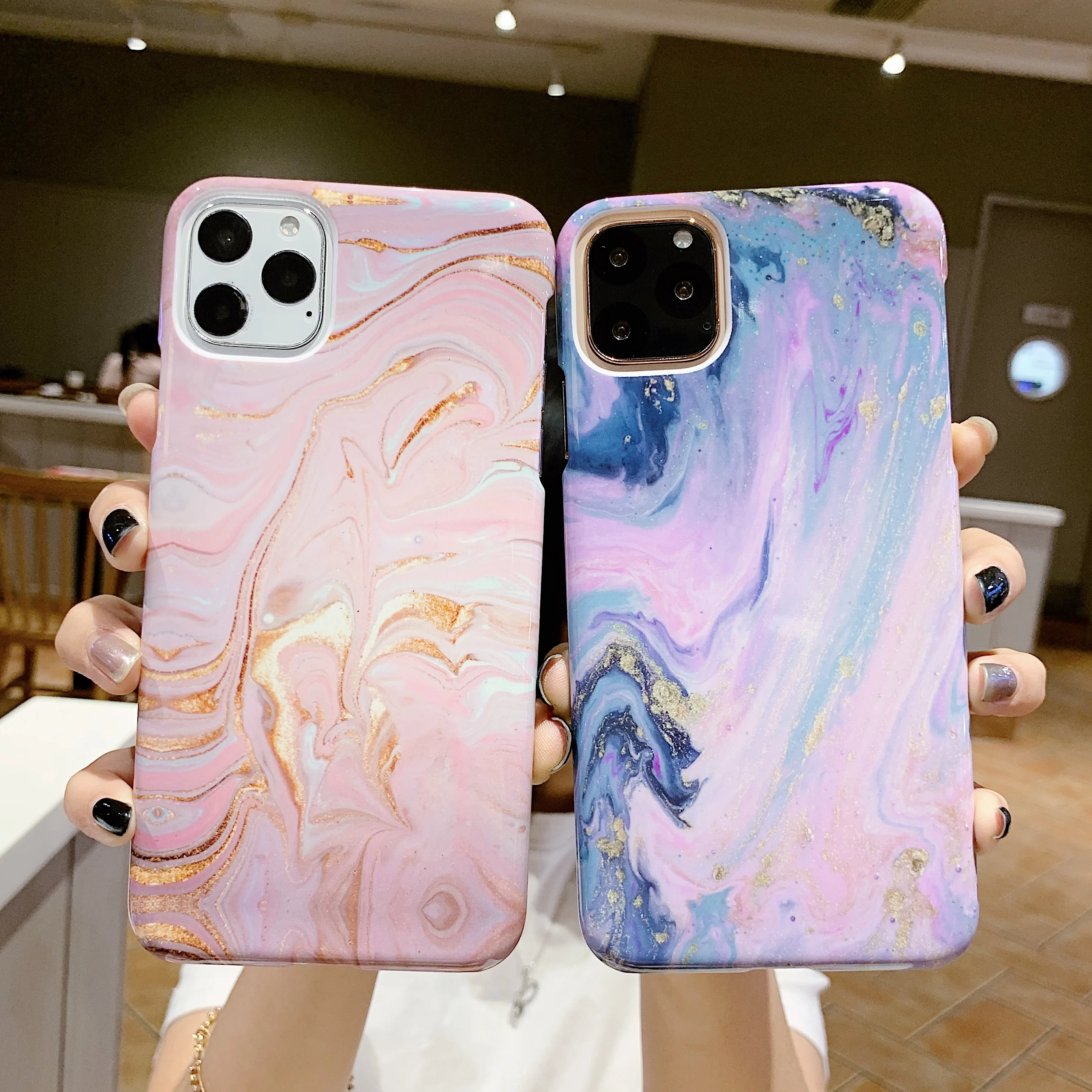 Модный мраморный чехол с абстрактным рисунком для iPhone 11 Pro 11 XXR XS Max, мягкий силиконовый чехол-накладка из ТПУ для iPhone 8 7 6 s Plus