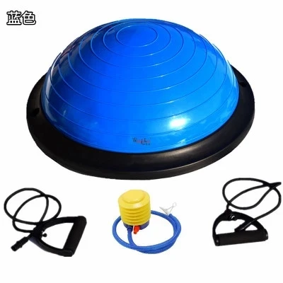 Yoga wave speed ball semicircular balance ball thickened yoga beam fitness rehabilitation training home hemisphere