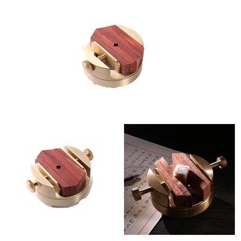 

Mini Bench Clamp Mini Drill Press Vice Fixed Clip Brass Vise Carving Holder Tool