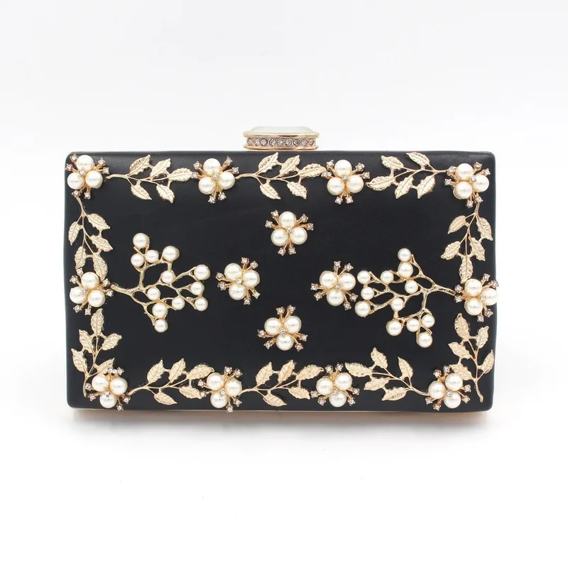 

Evening Bag Flower Entirely Handmade Stickers Hardware Flower Evening Bag Multi-Color Large-Volume Feast