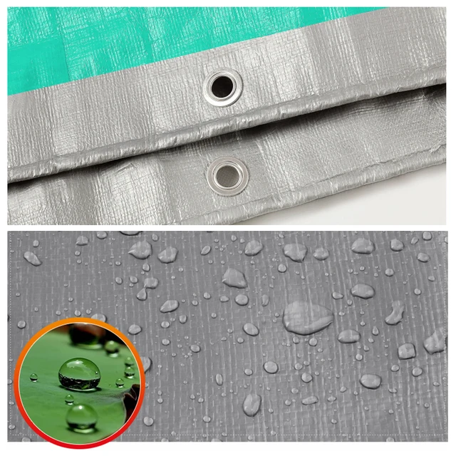 0,32 Mm -Es Teherautó -Canopys Pe Esőálló Ruhák Kerti Ponyvás Szabadtéri Napellenző Napfényes Kemping Vízálló Kendő - Image 3