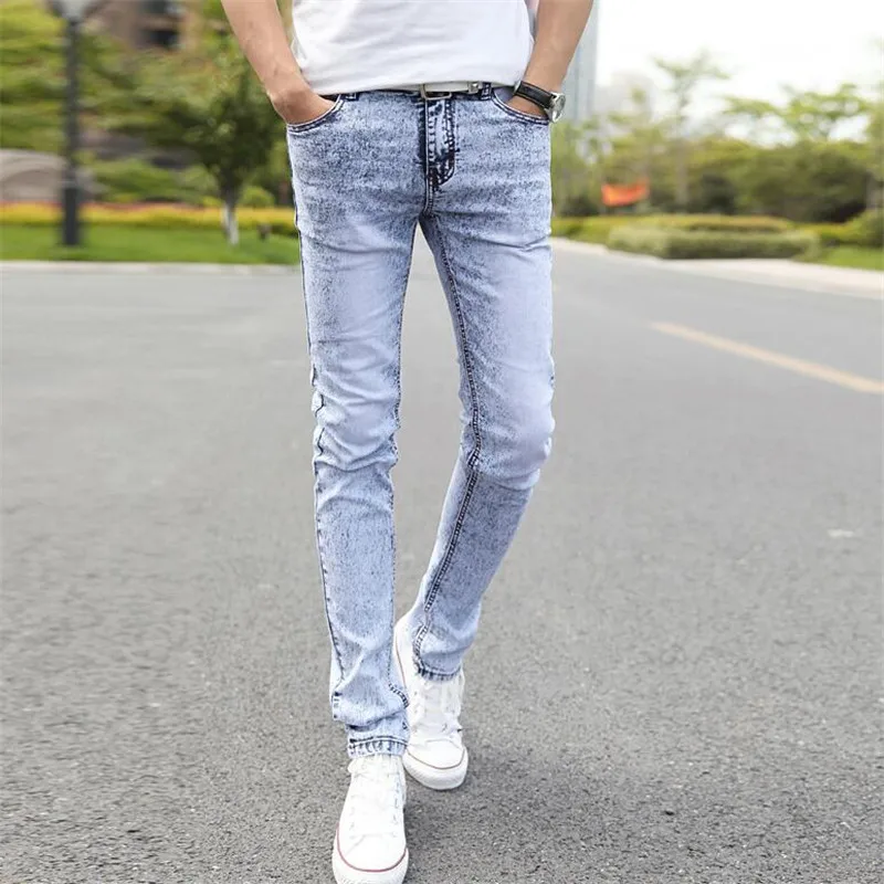 Mens Vintage Slim Fitted Men's Light 