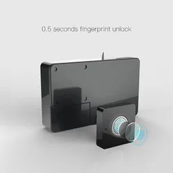 Serrure de porte intelligente, serrure électronique, serrure de porte, armoire de rangement d'empreintes digitales, serrure de sécurité Rechargeable USB sans clé 