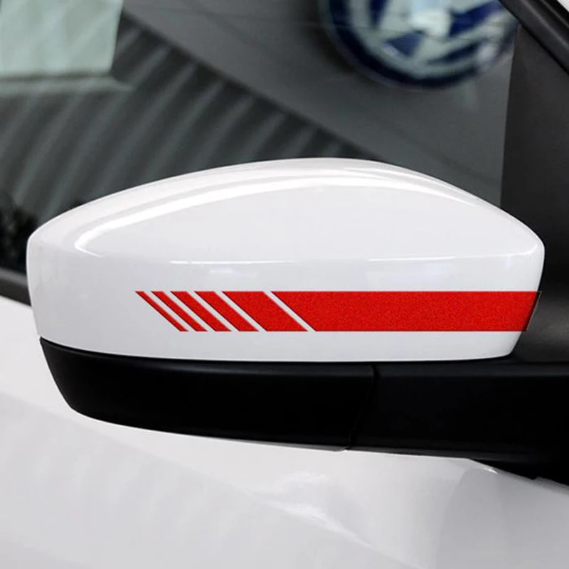 

Side Rear View Mirror Stripes Vinyl Decal Car Sticker For Opel Astra H G J Corsa D C B Insignia Zafira B Vectra C B