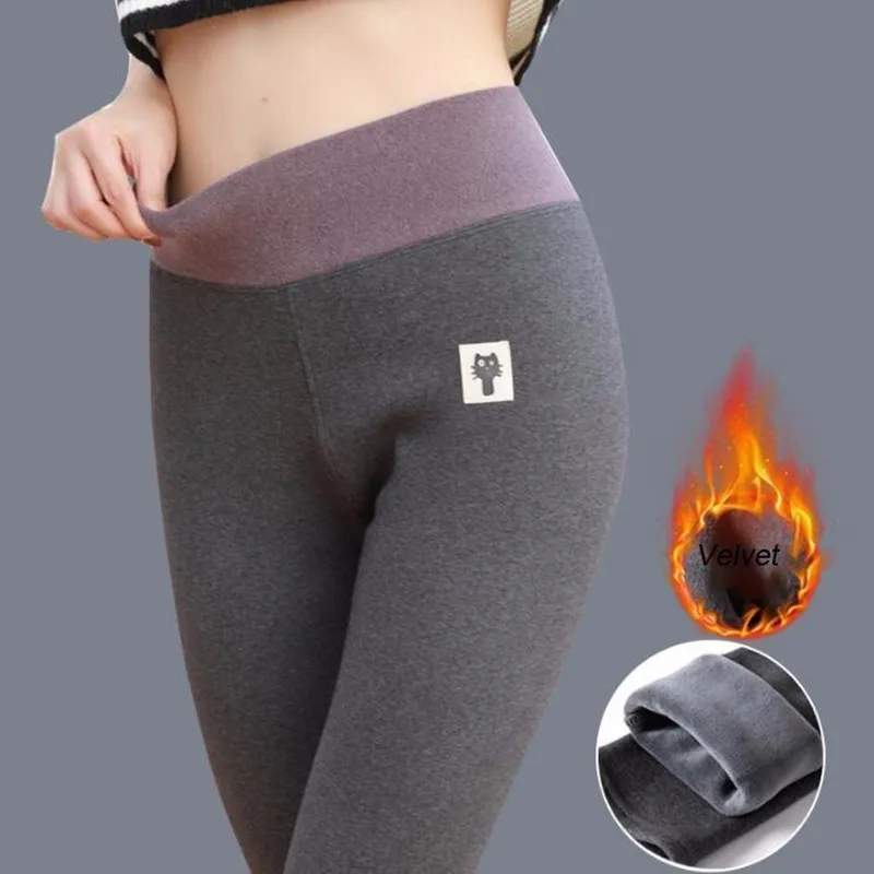 Women Cotton Leggings 2020 Fashion Solid Casual Autumn Winter Thick