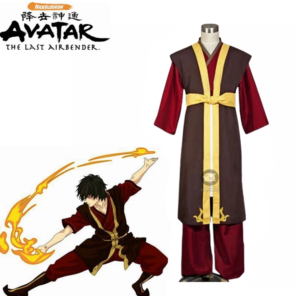 

Avatar Prince Zuko Cosplay Costume Anime Custom Made Uniform